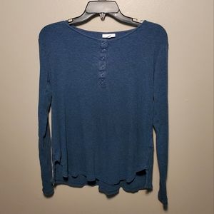 J.Jill High/low Longsleeve Top